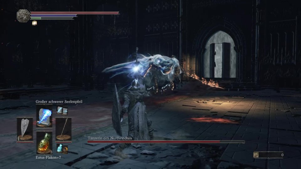 Zu den schönsten und gefährlichsten Bossen von Dark Souls 3 zählte die Tänzerin des Nordwindtals, die euch mit ihrer Grazie und einem fetten Feuerschwert demütigte.