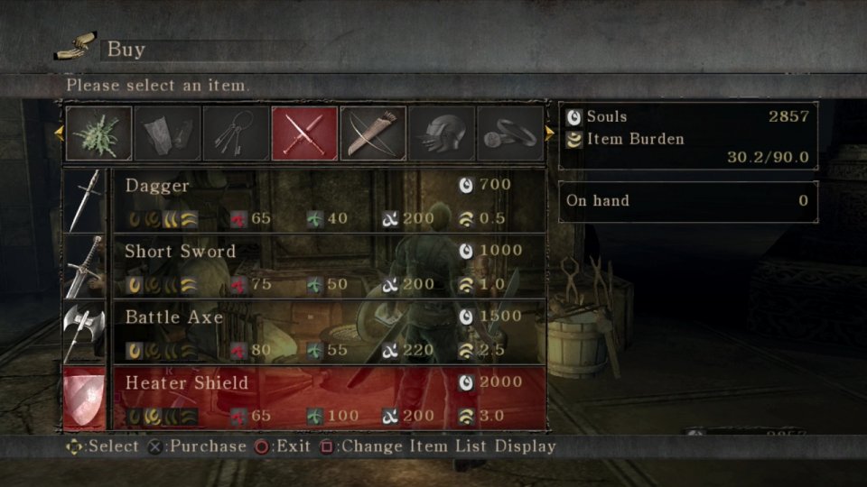 Auch die Händler von Demon‘s Souls nahmen nur Seelen als Zahlungsmittel an.