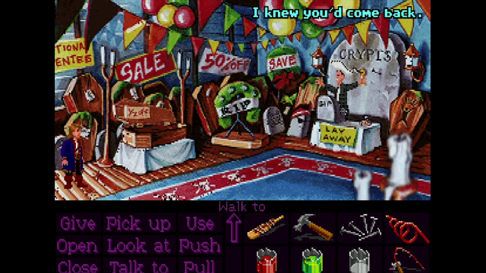Nicht nur Verkäufer und Labertasche Stan freute sich anno 1991, als Guybrush Threepwood in Monkey Island 2: LeChuck's Revenge ein weiteres Abenteuer bestritt. <br> &nbsp;