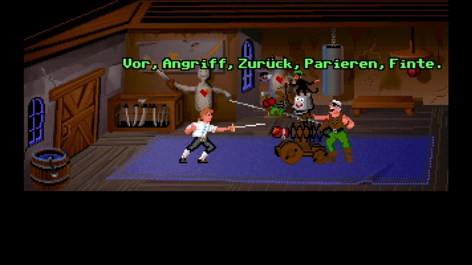 Diese herrlich bescheuert anzusehende Maschine kam in The Secret of Monkey Island zwar nur für ein paar Minuten zum Einsatz, bewies jedoch umso mehr die Detailverliebtheit der Entwickler. <br> &nbsp; (1)