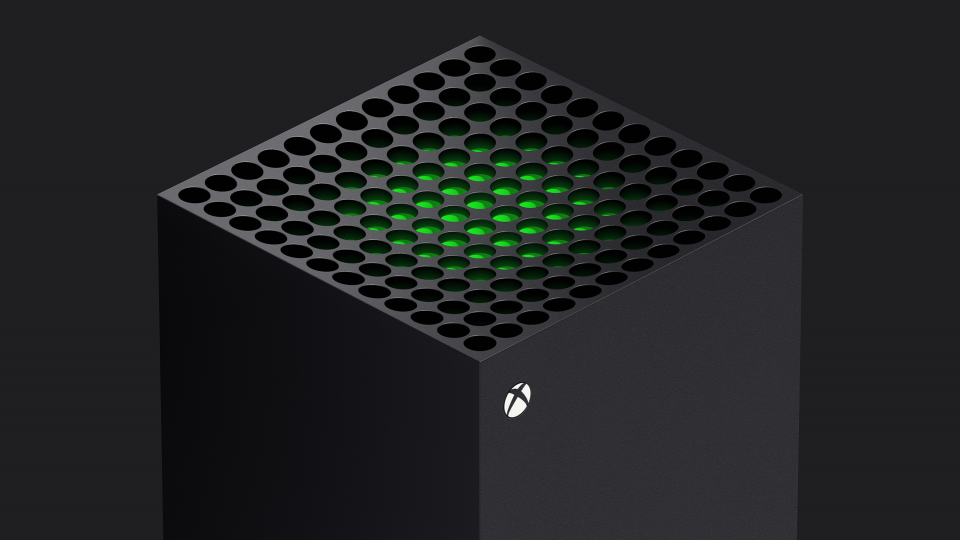 Die neue Xbox Series X präsentiert sich zwar sehr schlicht, mit den Grün gefärbten Lüftungslöchern werden trotz alledem hübsche Akzente gesetzt.