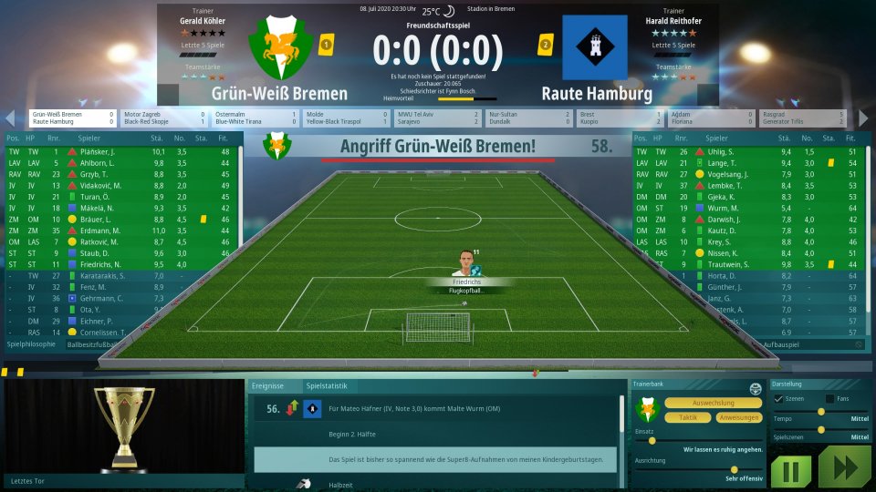Nord-Derby mal anders: We Are Football kommt in der Standard-Version ohne offizielle DFL-Lizenz daher. Statt Werder Bremen und Hamburger SV erwarten euch daher Fantasienamen.