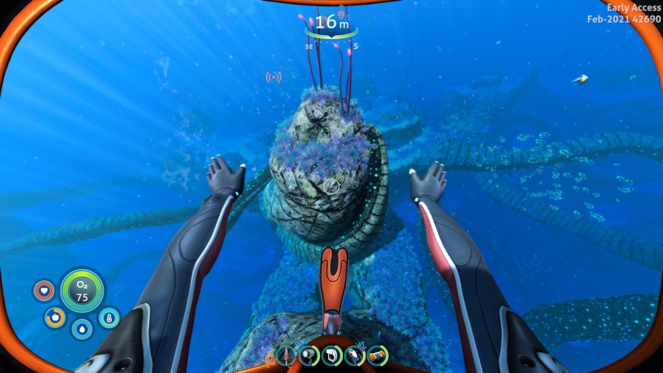Wenn ihr Subnautica: Below Zero auf dem PC gerne immersiver erleben wollt, empfehlen wir stark, die FOV-Slider auf Anschlag zu stellen. Bonus: Unter Wasser fällt die sonst übliche 'Fischaugen-Optik' von hohen FOV-Zahlen weg.