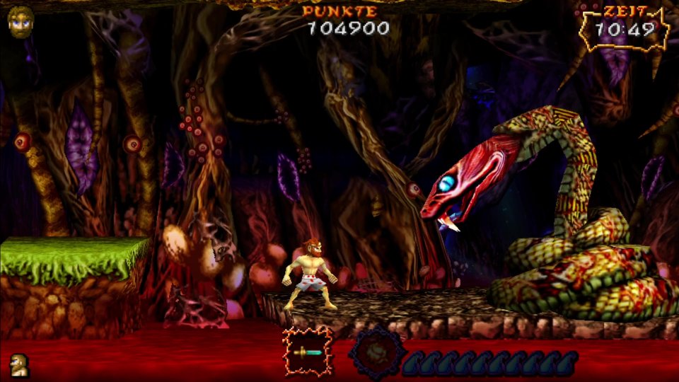 Das tolle Ultimate Ghosts 'n Goblins von 2006 geriet leider in Vergessenheit – vermutlich, weil es nur für die PSP existiert. Dabei handelt es sich um einen der besten Serienteile und ist dank einstellbarem Schwierigkeitsgrad auch für Jump&amp;Run-Einsteiger empfehlenswert.<br> &nbsp; (1)