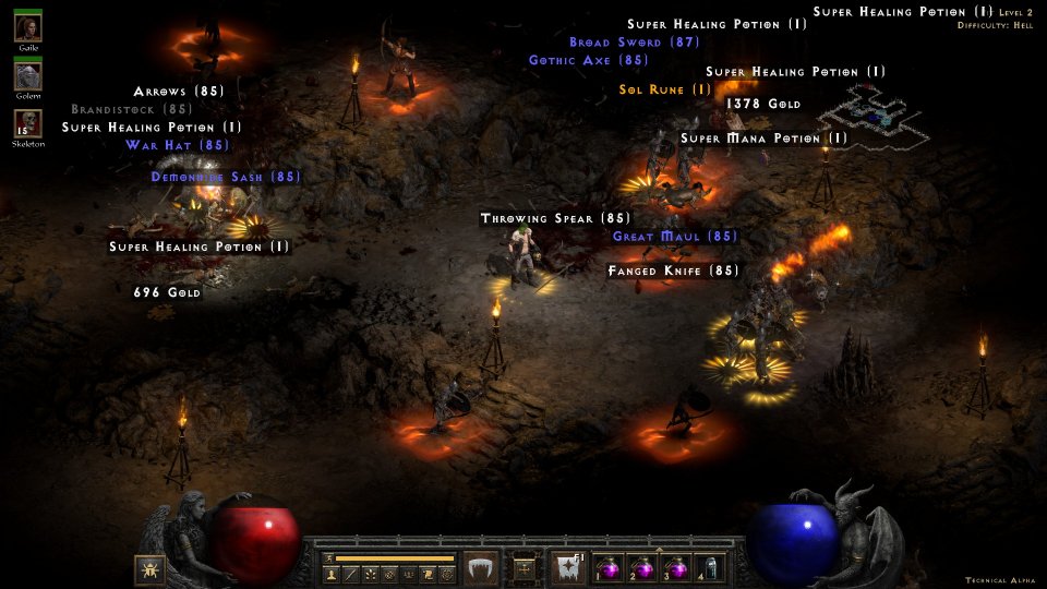 In Diablo 2: Resurrected findet man massig überflüssige Beute.