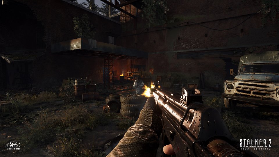 Ein Schussgefecht in Stalker 2