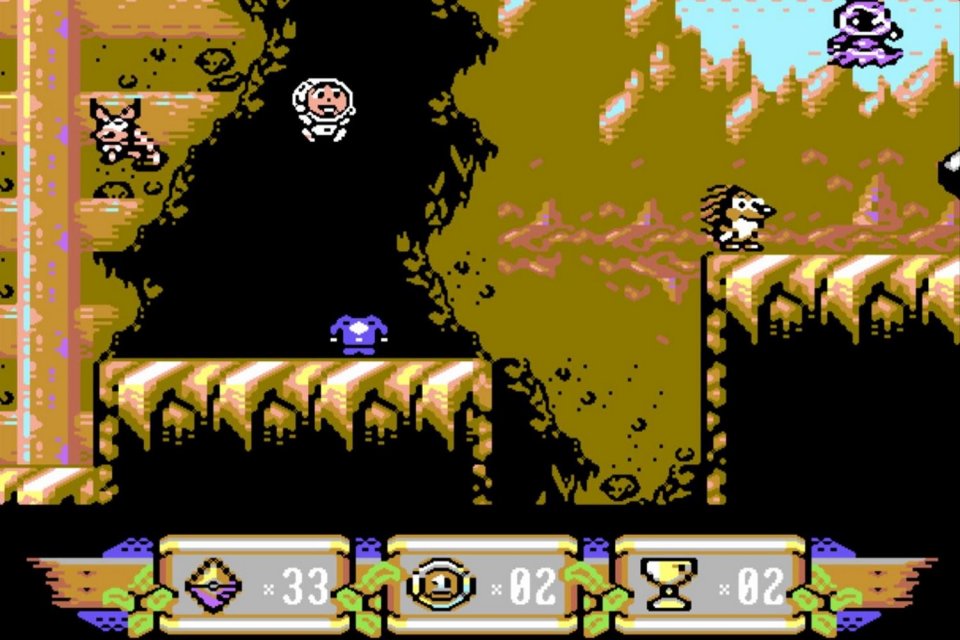 Für den Commodore 64 das Maß aller Dinge: Sam’s Journey bewegt sich auf dem Niveau aktueller PC-Spiele. Für Jump-&amp;-Run-Fan ist es im wahrsten Sinne des Wortes ein Pflichtprogramm.