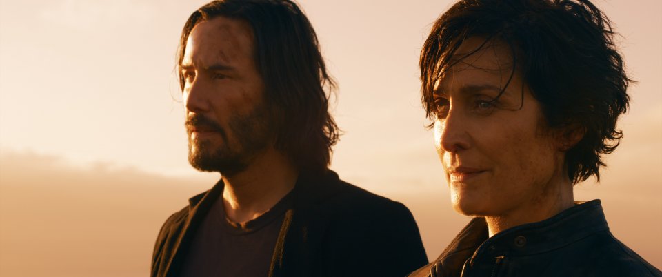 Keanu Reeves und Carrie-Anne Moss