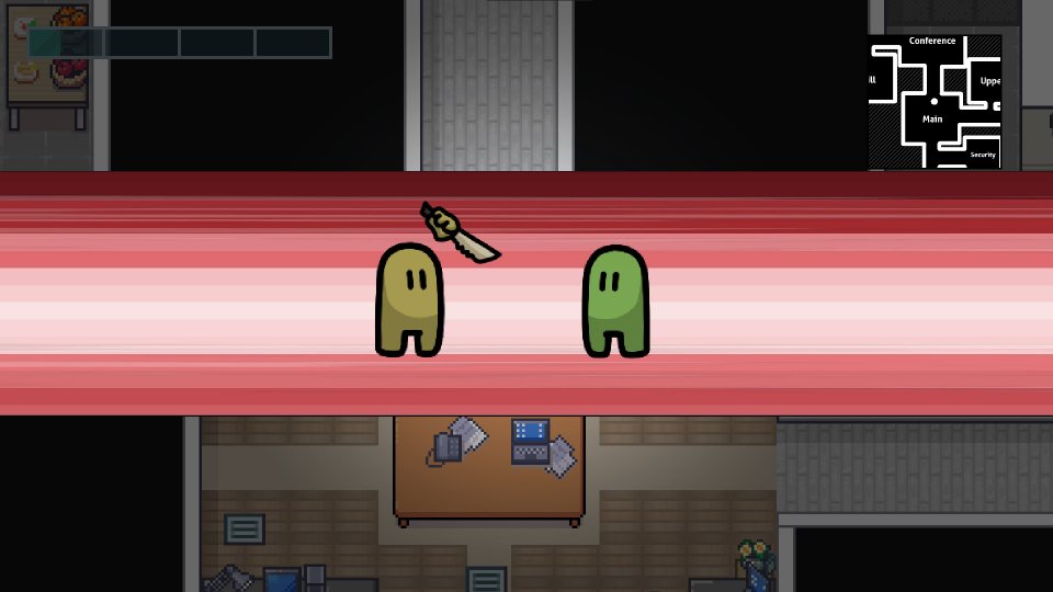 Kommt bekannt vor: Selbst die Kill-Animation hat Pretend aus Among Us geklaut.