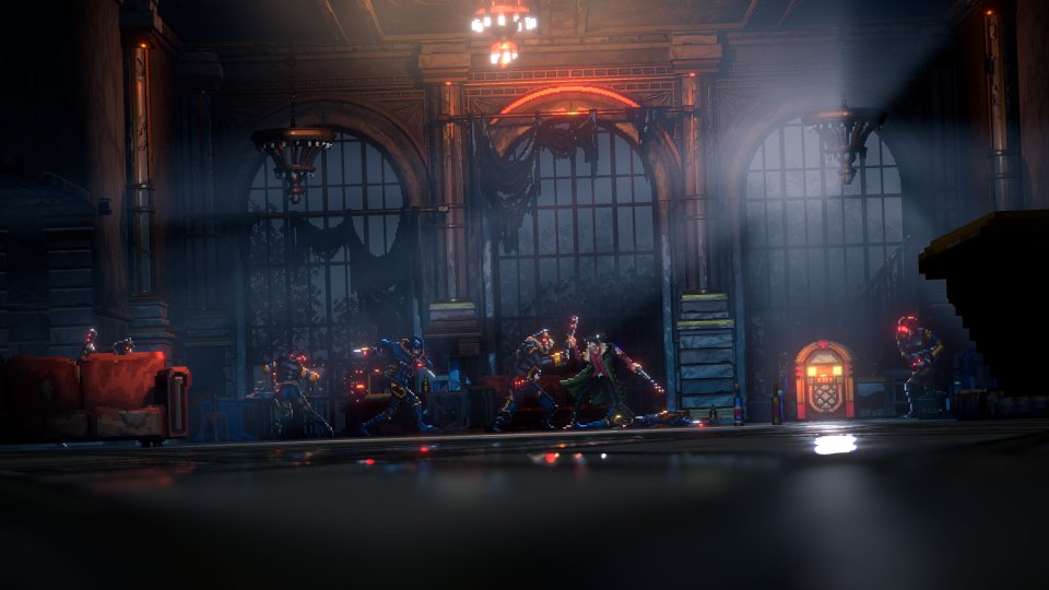 Replaced will mit einem aufwendigen Pixel-Art-Stil und düsterer Cyberpunk-Stimmung punkten.