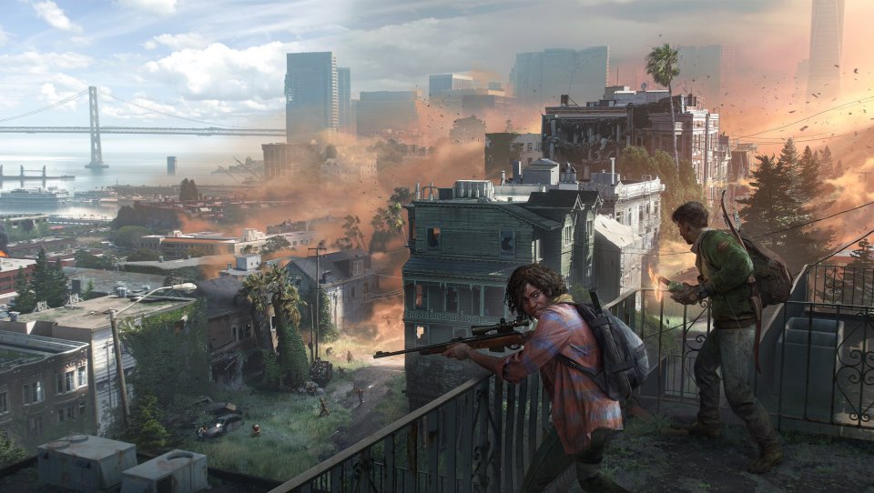 Eine erste Konzeptzeichnung zum Multiplayer von The Last of Us 2.