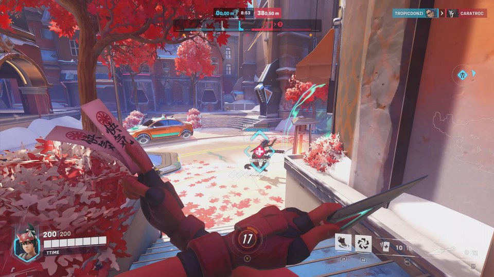 Kiriko ist die erste Heldin, die sich im Battlepass versteckt. Als Support liegt ihr Schwerpunkt bei der Heilung von Mitspielern. Mit ihrem Kunai kann sie aber auch beträchtlichen Schaden austeilen.