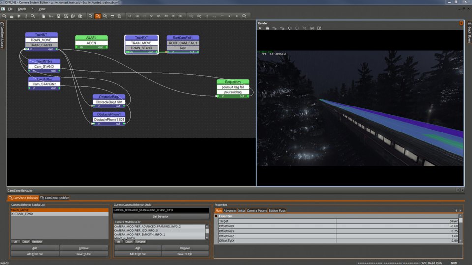Ein Blick auf das Kamera-System von Beyond: Two Souls: Alle System wurden inhouse entwickelt.