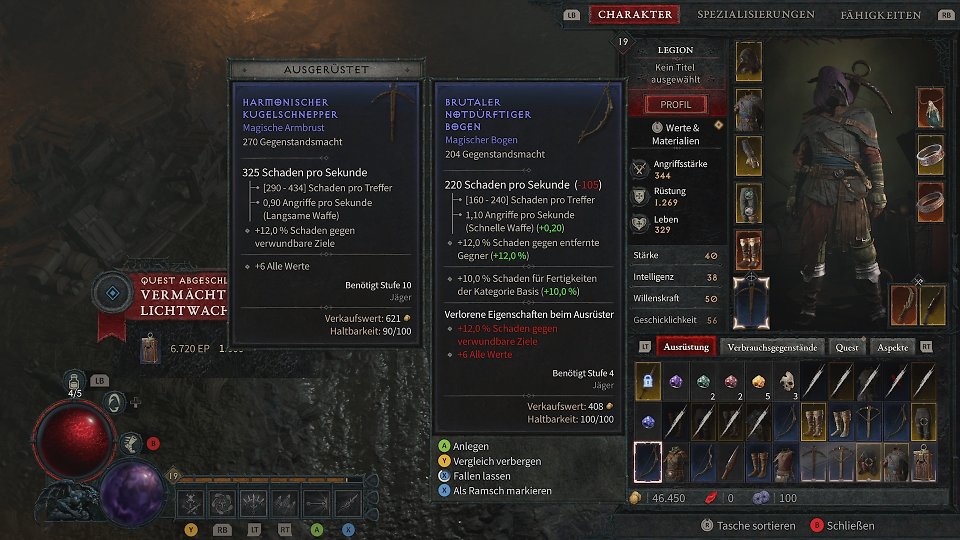Mit ordentlich Loot und einem soliden Talentbaum entwickelt ihr eure Helden weiter.