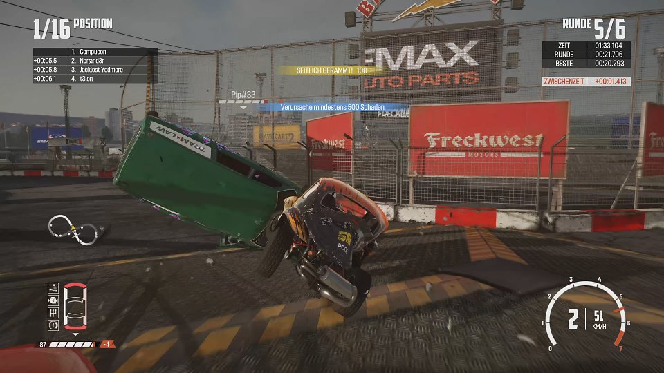 Crash in Wreckfest