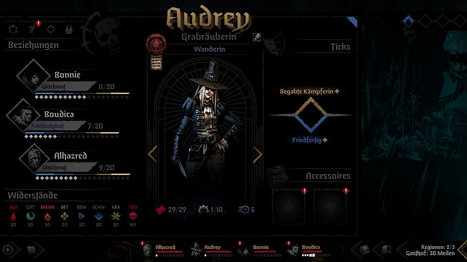 Das Beziehungssystem ist auch in Darkest Dungeon 2 wieder mit dabei und ist auch genauso wichtig wie im Vorgänger.
