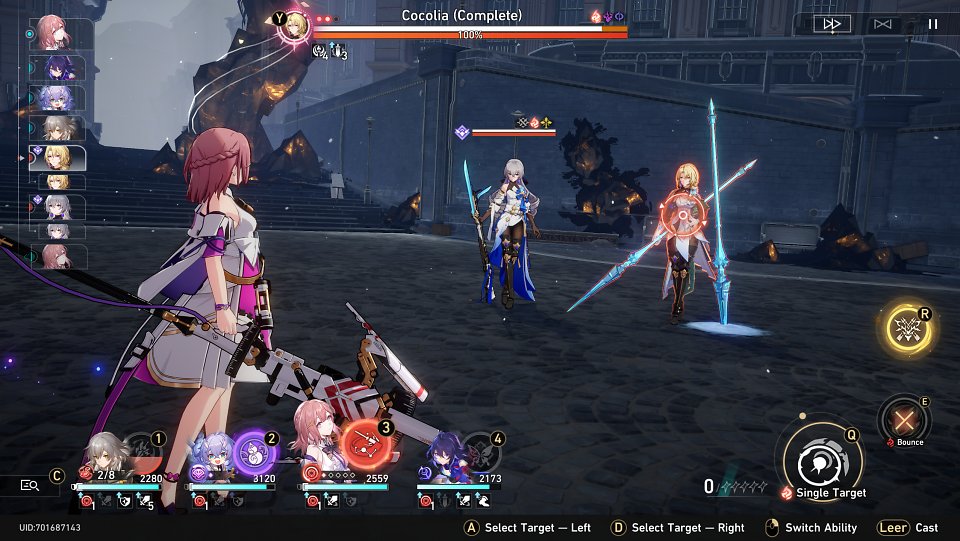 Kampf gegen Cocolia in Honkai Star Rail