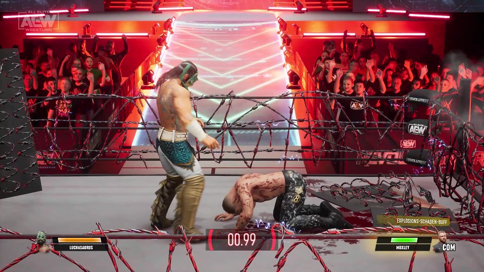 AEW Fight Forever Exploding Barbed Wire