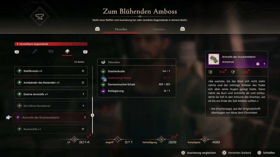 Armereife der Drachentöterin