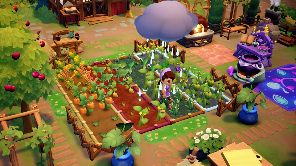 Ein bestelltes Feld in Fae Farm