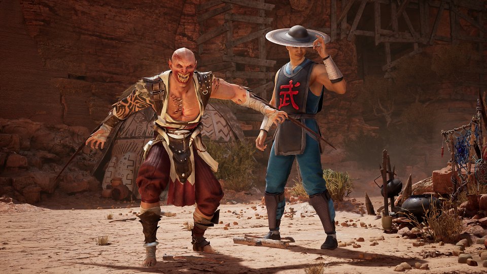 Baraka posiert zusammen mit Kung Lao