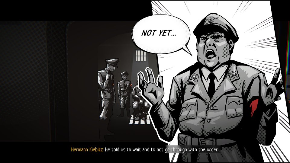 Nazi brüllt rum