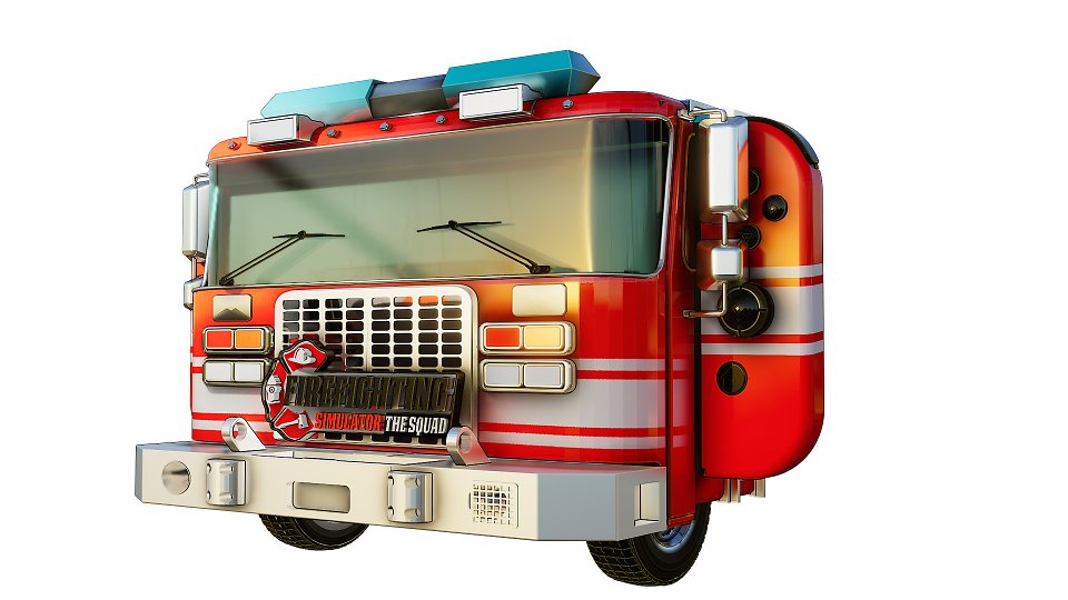 Die Nintendo Switch im exklusiven Feuerwehr-Design.