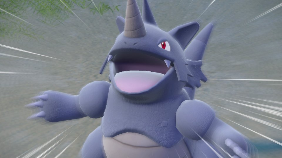 Ein Pokémon schreit.