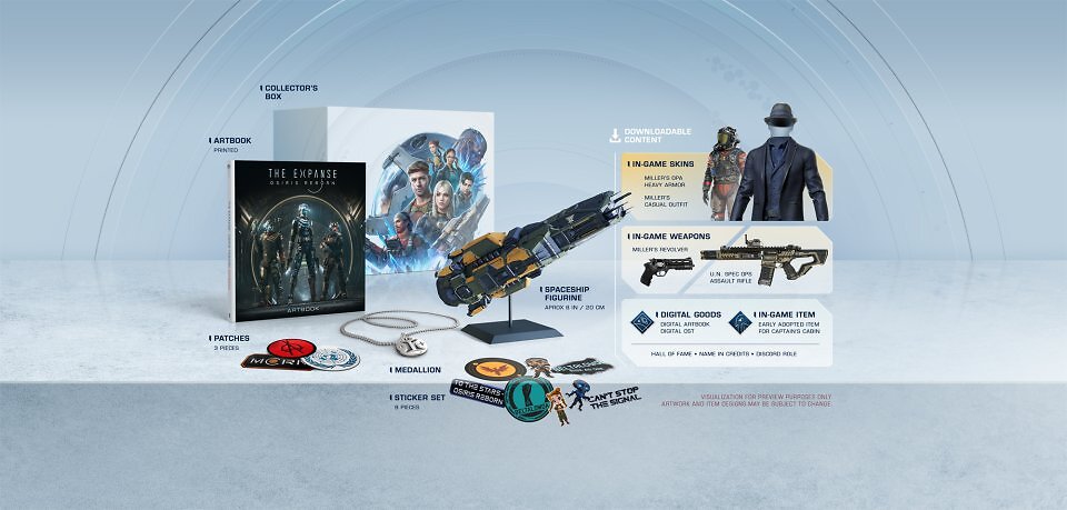 Die Collector's Edition für The Expanse: Osiris Reborn.