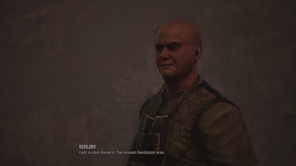 Der Reislord überwacht die Bauern bei der Reisernte.