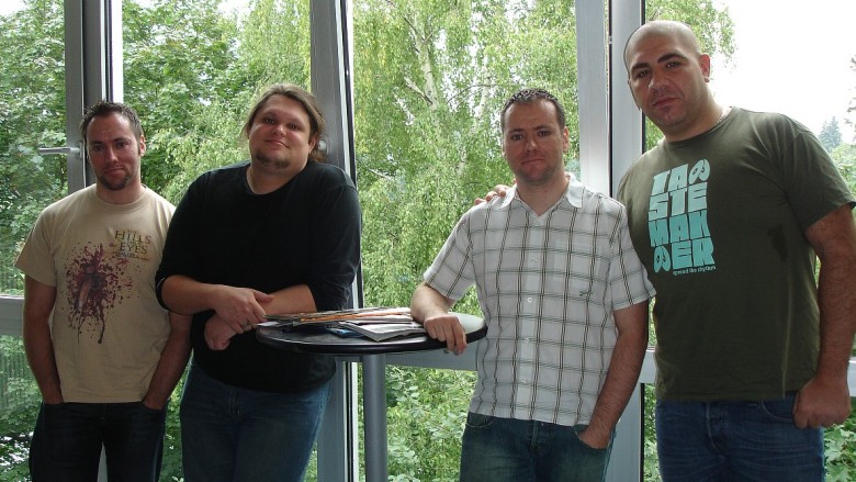 Andreas Szedlak, Simon Fistrich, Thomas Szedlak, Ahmet Iscitürk (v. links)