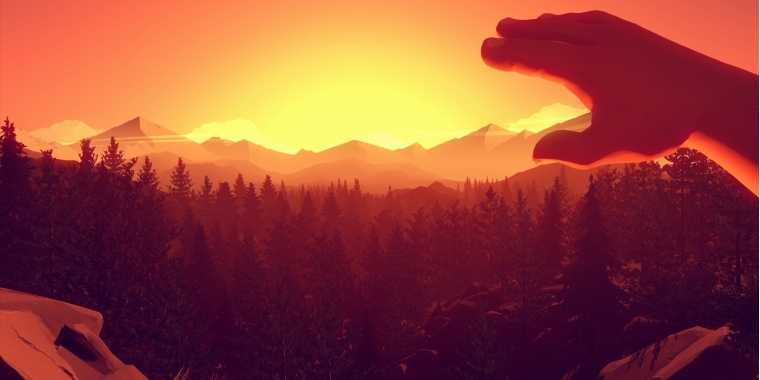 Heiß: In Firewatch sorgen wir für Recht und Ordnung in einem Naturschutzgebiet in Wyoming.