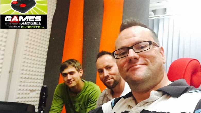 Games Aktuell-Podcast 372: Lukas, Andy, Thomas (von links)