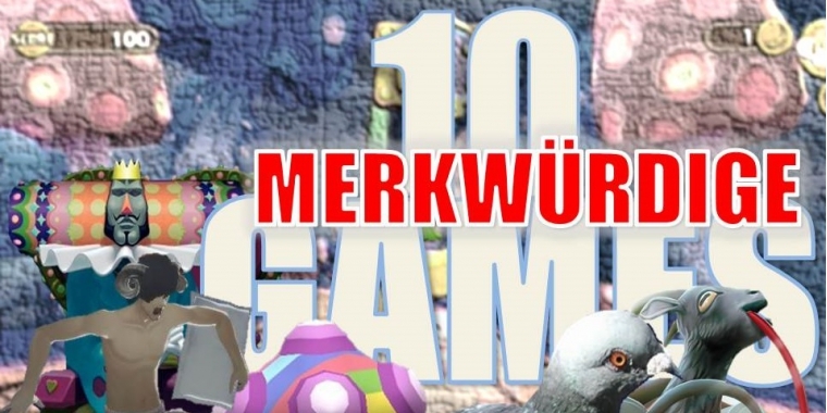 Total durchgeknallt: Top 10 der merkwürdigsten Spiele.