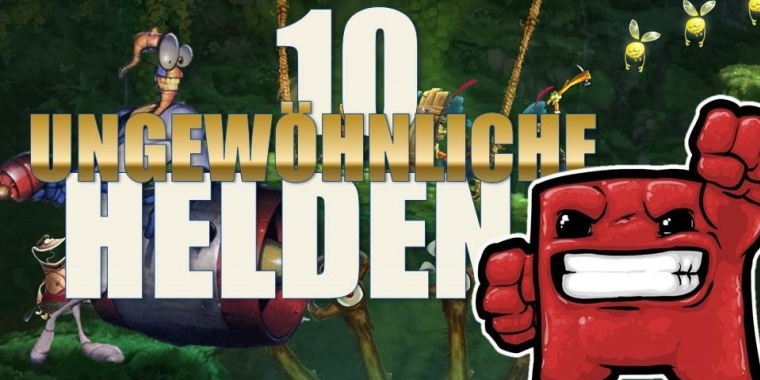 Mutig und merkwürdig: Top 10 der ungewöhnlichsten Spiele-Helden.