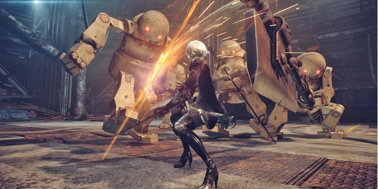 Erinnert ihr euch? Eventuell nutzt Platinum Games für das Katana-Kampfsystem Elemente aus MGR: Revengeance, in dem Raiden das Schwert schwingt. (PS4)