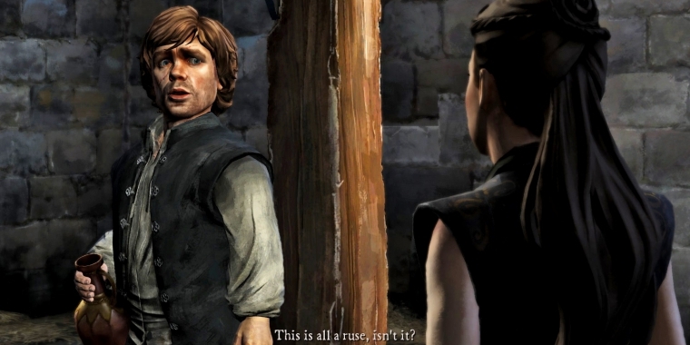 Den kenne ich doch!: Aufeinandertreffen mit bekannten
Charakteren wie Tyrion Lannister sind ein Highlight. Die
Originalsprecher sorgen für eine tolle Atmosphäre. (PC)