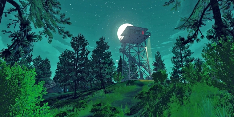 Vollmond: Die über weite Strecken noch unberührte Natur erkundet ihr zu unterschiedlichen Tages- und Nachtzeiten. (PS4)