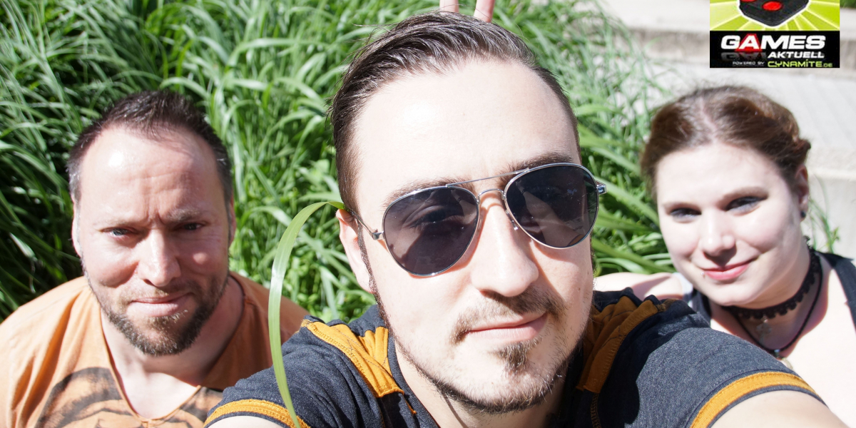 Games Aktuell Podcast 419: Andy, Marc, Katha (von links)