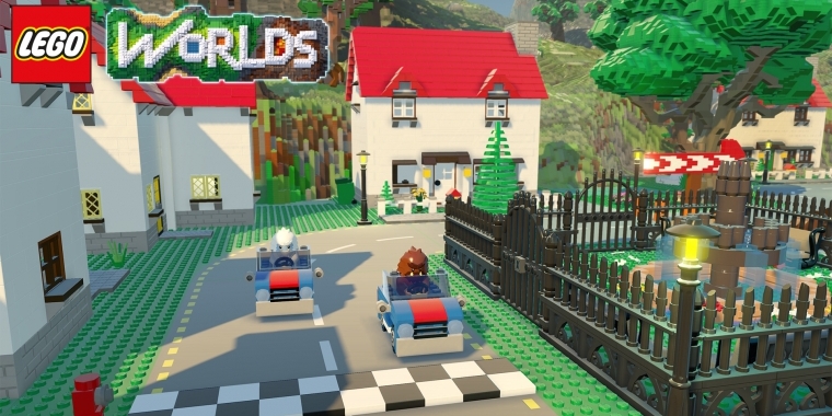 Anders als etwa bei Lego Star Wars bestehen die Welten tatsächlich komplett aus kleinen Plastiksteinchen. (PS4)