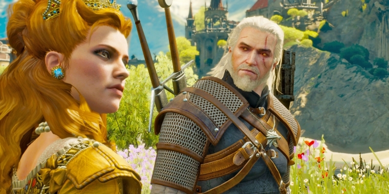 Hübsche Herrscherin: 
Die Herzogin persönlich hat Geralt herbeigerufen, damit dieser eine Mordserie unter Rittersleuten aufklärt. (PS4)