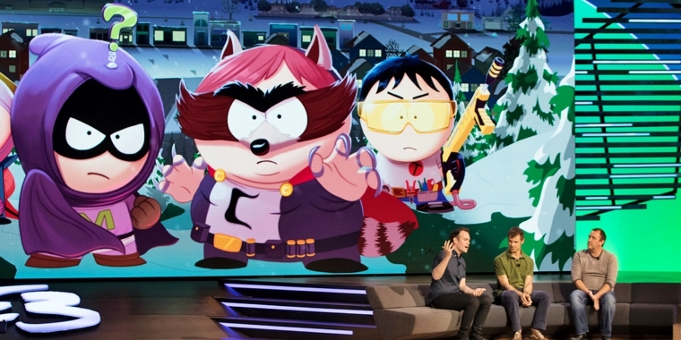 Neues Gewand: 
Anders als im ersten Teil schlüpft Douchebag in ein Superhelden-Kostüm, um an der Seite von The Coon and Friends gegen das Böse zu kämpfen.