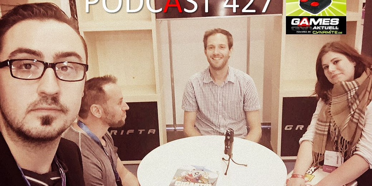 Games Aktuell 427 direkt von der gamescom mit Livestream-Filmer Marc, Andy, Special Guest Dominic Eskofier und Katha.