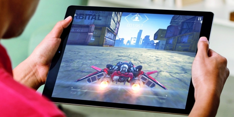 Kommen groß raus: 
Tablet- und Smartphones-Games bedienen immer größere Märkte. (iPad Pro)