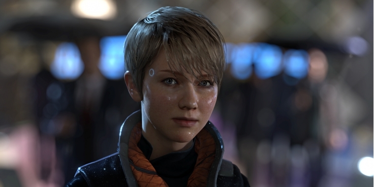 Glänzt durch Abwesenheit: 
Kara, die Protagonistin des ersten Trailers, spielt in der Demo nicht mit. (PS4)