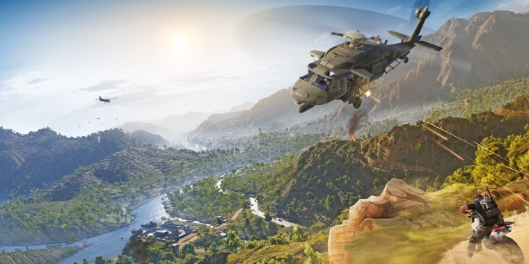 Variabel: 
Ob man das Missionsziel heimlich oder auf Konfrontationskurs erreicht ist jedem selbst überlassen - letztere Option führt zu actiongeladenen Effekten, an dem auch mal ein Helikopter beteiligt ist. (PC)