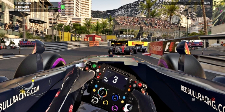 Alles im Blick: 
Dank der Power der aktuellen Konsolen ist sogar das Bild im Rückspiegel knackscharf. (Xbox One)