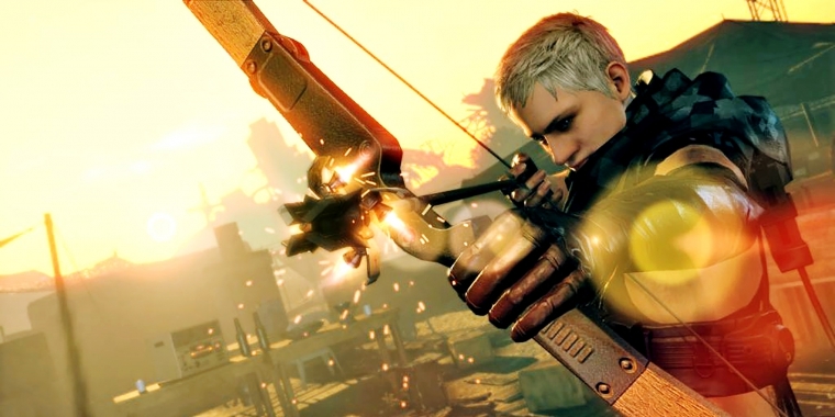 Gespannt wie ein Flitzebogen: 
Das neue Metal Gear soll deutlich actiongeladener ausfallen als die für ihre Stealth-Lastigkeit bekannten Vorgänger. (PS4)