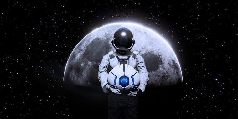 Willkommen auf dem Mond: 
Ein einzelner Astronaut auf geheimer Mission soll die Menschheit im Alleingang retten.