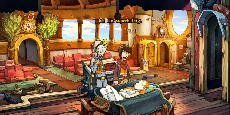 Arrogant: 
Rufus ist der wohl selbstsüchtigste Held der Adventure-Geschichte. Seine Sprüche und Witze sind daher nicht jedermanns Sache. (PS4)